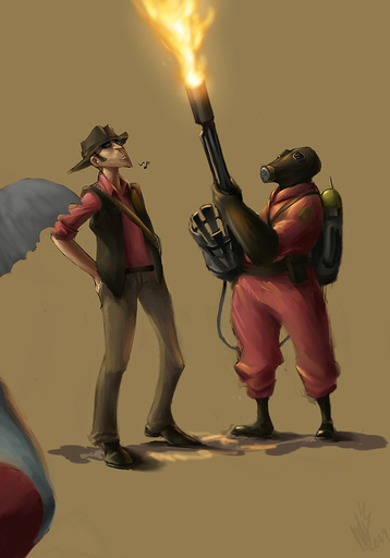 Team Fortress 2 - Фан-арт - лучшее от сайта deviantart.com