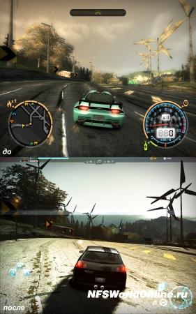 Need for Speed: World - Сравнение графики