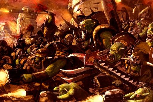 Warhammer 40,000: Dawn of War - Расы и фракции Warhammer 40,000: Зеленокожие (чем заняться орку в космосе)