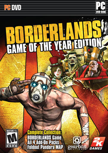 Borderlands - Бокс-арт Borderlands: Game of the Year Edition