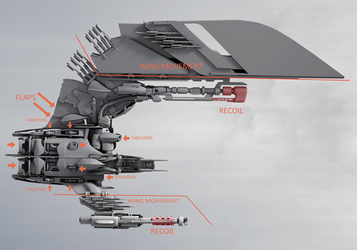 Star Citizen - Star Citizen / Squadron 42. The Vault. Техника. Vanduul Fighter.