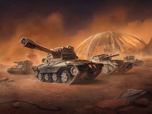 Tanks Blitz - В Tanks Blitz врываются Марсианские Бунтари